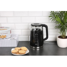 ELDOM C530 NEVO electric kettle 1.7 L 2200 W Black, Transparent