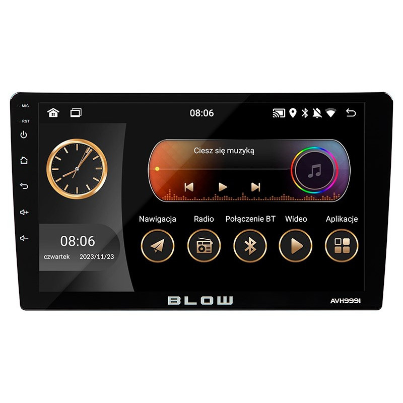 Radijas BLOW AVH-9991 1DIN 9&quot; Android / WiFi / GPS / CARPLAY