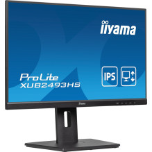 iiyama ProLite XUB2493HS-B6 kompiuterio monitorius 60,5 cm (23,8&quot;) 1920 x 1080 pikselių Full HD LED juodas