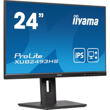 iiyama ProLite XUB2493HS-B6 kompiuterio monitorius 60,5 cm (23,8&quot;) 1920 x 1080 pikselių Full HD LED juodas