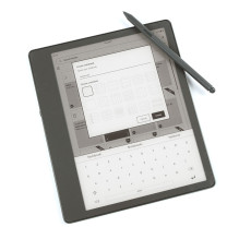 E-knyga „Kindle Scribe“ 10,2 colių 16 GB „WiFi Basic Pen“ pilka spalva