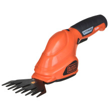 Black &amp; Decker GSL200 akumuliatorinė žolės žirklės 8 cm juoda, oranžinė ličio 3,6 V