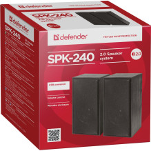 Defender SPK-240 garsiakalbis Black Wired 6 W