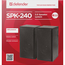 Defender SPK-240 garsiakalbis Black Wired 6 W