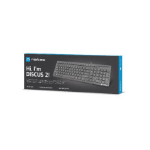 NATEC Discus 2 keyboard USB USB US Slim