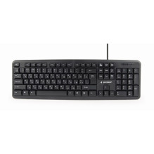 Gembird KB-U-103-RU keyboard Office USB QWERTY English, Russian Black