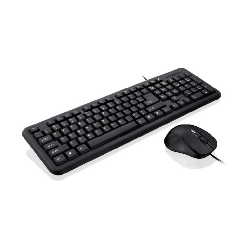 iBox OFFICE KIT II keyboard Mouse included USB QWERTY English Black