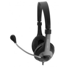 Esperanza EH158K headphones / headset Head-band Black, Grey