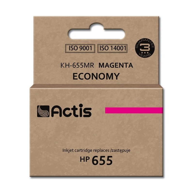 Actis KH-655MR ink (replacement for HP 655 CZ111AE Standard 12 ml magenta)