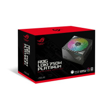 ASUS ROG Loki SFX-L 750W platininis maitinimo blokas 20+4 kontaktų ATX juodas, sidabrinis