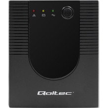 Qoltec 53776 uninterruptible power supply (UPS) Line-Interactive 1.5 kVA 900 W 4 AC outlet(s)