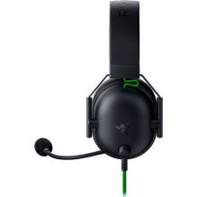 „Razer Blackshark V2 X“ laisvų rankų įranga su laidine ausine žaidimams, juoda, žalia