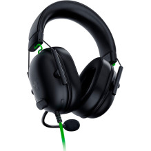 „Razer Blackshark V2 X“ laisvų rankų įranga su laidine ausine žaidimams, juoda, žalia