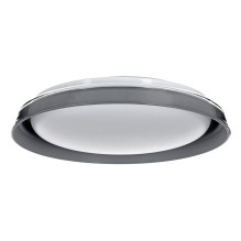 Modern LED dimmable ceiling plafond Activejet FOCUS Grey wireless control by remote