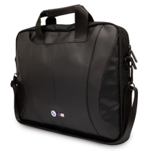 BMW Carbon&amp;Perforated bag for a 16&quot; laptop - black