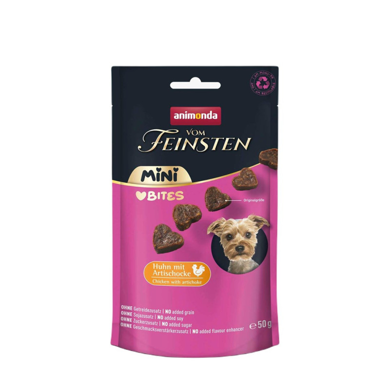 ANIMONDA Adult Mini Love Bites Chicken with artichokes - dog treat - 50g