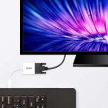 ATEN DisplayPort į DVI konverteris, kompiuteris: iki UXGA / HDTV: iki 1080i, 1080p