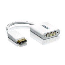 ATEN DisplayPort to DVI converter, PC: Up to UXGA / HDTV: Up to 1080i,1080p