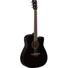 Yamaha FGX800C BL Akustinė-elektrinė gitara, 6 stygų juoda