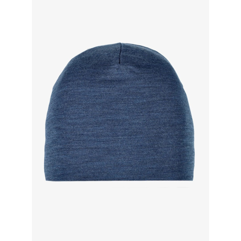 Buff Heavyweight merino vilnos beanie - Indigo