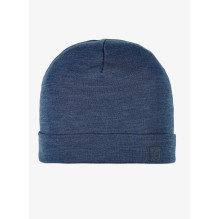 Buff Heavyweight merino vilnos beanie - Indigo