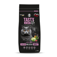 BIOFEED Tasty Cats Life Sterilised Rabbit - dry cat food - 1,5kg