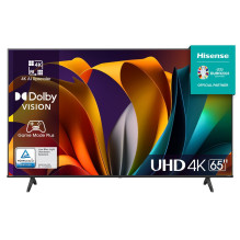 Hisense 65A6N televizorius 165,1 cm (65 colių) 4K Ultra HD Smart TV Wi-Fi Black 300 cd / m²