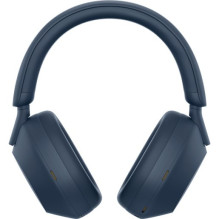 Sony WH-1000XM5 ausinės laidinės ir belaidės galvos juostos skambučiai / muzika Bluetooth mėlyna