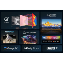 TCL C65 Serie C6 Smart TV QLED 4K 43&quot; 43C655, Dolby Vision, Dolby Atmos, Google TV