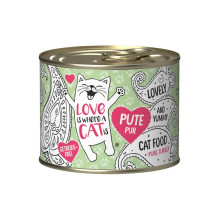 LOVE IS WERE A CAT IS® Turkija - šlapias kačių maistas - 200g