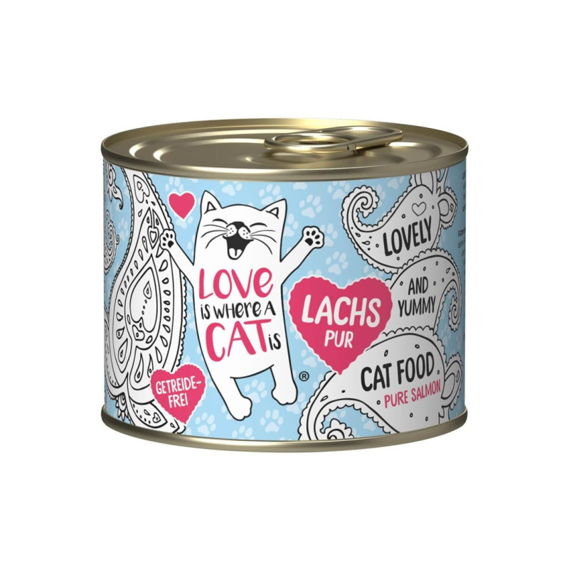 LOVE IS WHERE A CAT IS® Salmon - wet cat food - 190g