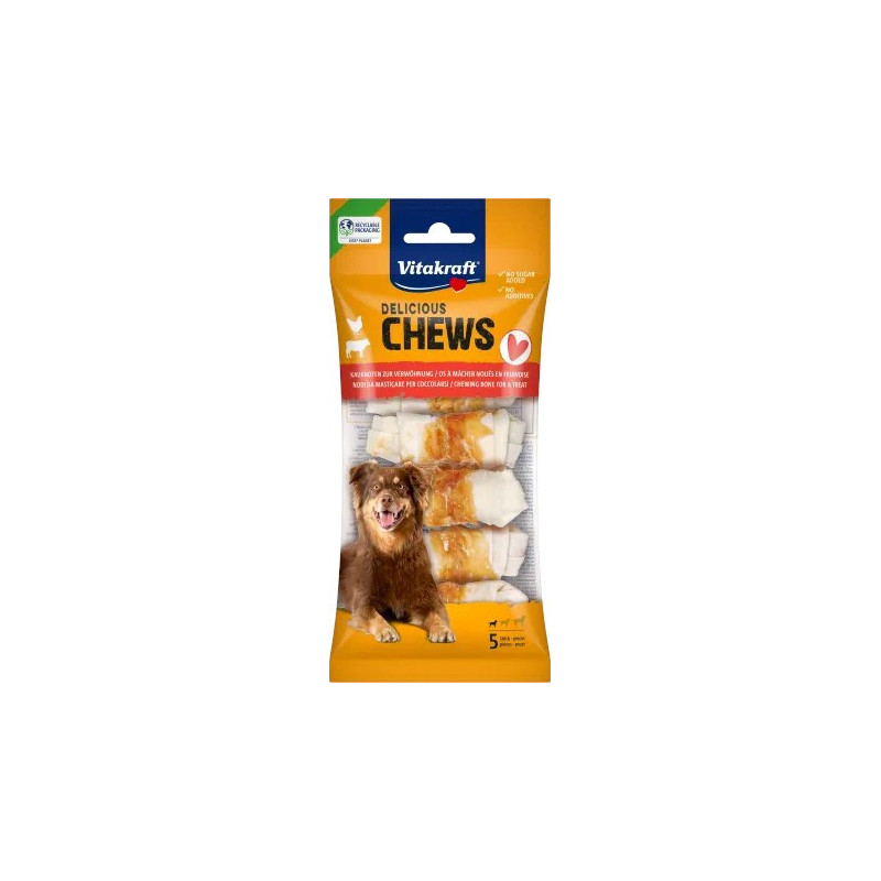 VITAKRAFT Chews Deli with Chicken S - dog treat - 70g / 5pcs.