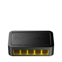 Cudy FS105D network switch Fast Ethernet (10 / 100) Black