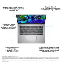 HP ZBook Firefly 14 G10 А AMD Ryzen™ 5 PRO 7640HS Mobile workstation 35.6 cm (14&quot;) WUXGA 16 GB DDR5-SDRAM 512 GB SS