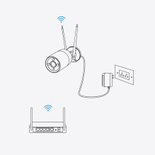 Reolink W430 – 4K lauko kamera, naujos kartos „Wi-Fi 6“, 5X optinis priartinimas, asmens / transporto priemonės / gyvūnų