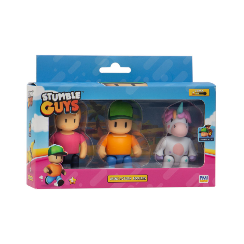 STUMBLE GUYS - MINI FIGURINES - SET OF 3 VER.A FIGURINES