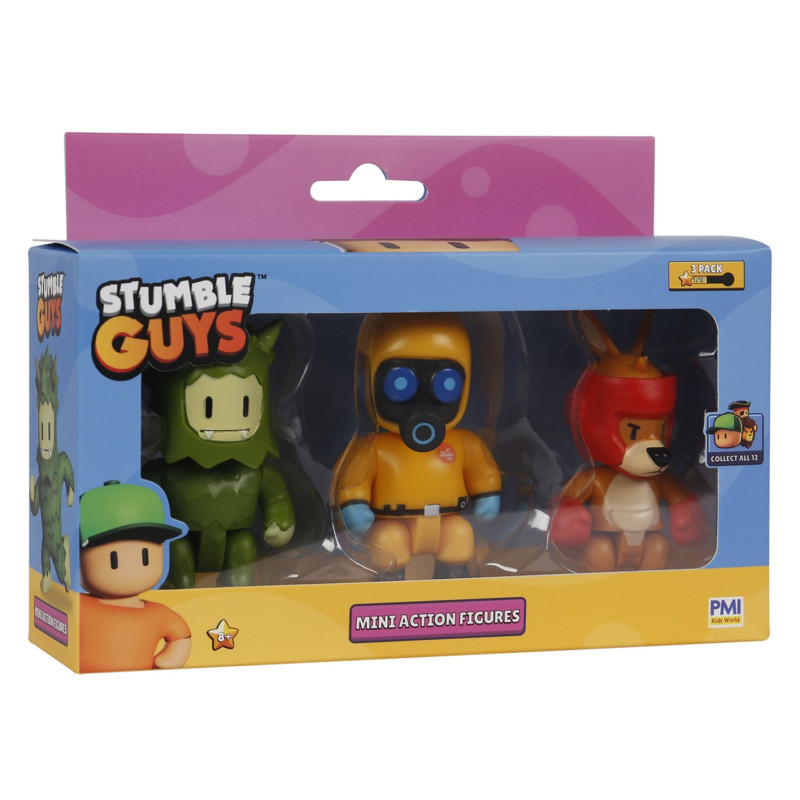 STUMBLE GUYS S2 MINI ACTION FIGURES - 3 PACK VER.B