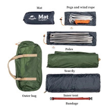 Naturehike hiking tent NH18A095-D - forest green