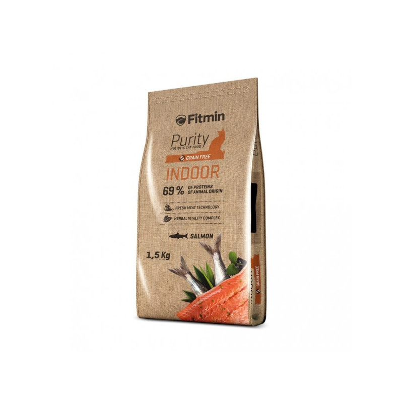 FITMIN Cat Purity Indoor - dry cat food - 1,5kg