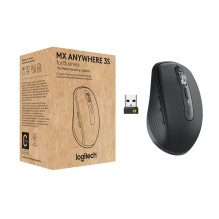 „Logitech MX Anywhere 3S“ verslui pelė „Office“ dešinė RF belaidis ryšys + „Bluetooth Laser 8000 DPI“