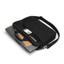 DICOTA D32093-RPET laptop case 35.8 cm (14.1&quot;) Briefcase Black