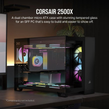 Corsair 2500X Midi bokštas juodas