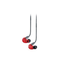 Shure SE215SPE-RD-EFS – į ausis įdedamos ausinės su vienu keitikliu ir 3,5 mm laidu (raudonas)