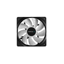 DeepCool RF120 Kompiuterio dėklas Ventiliatorius 12 cm Juoda, Balta