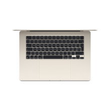 Apple MacBook Air Apple M M3 Laptop 38.9 cm (15.3&quot;) 16 GB 512 GB SSD Wi-Fi 6E (802.11ax) macOS Sonoma Beige