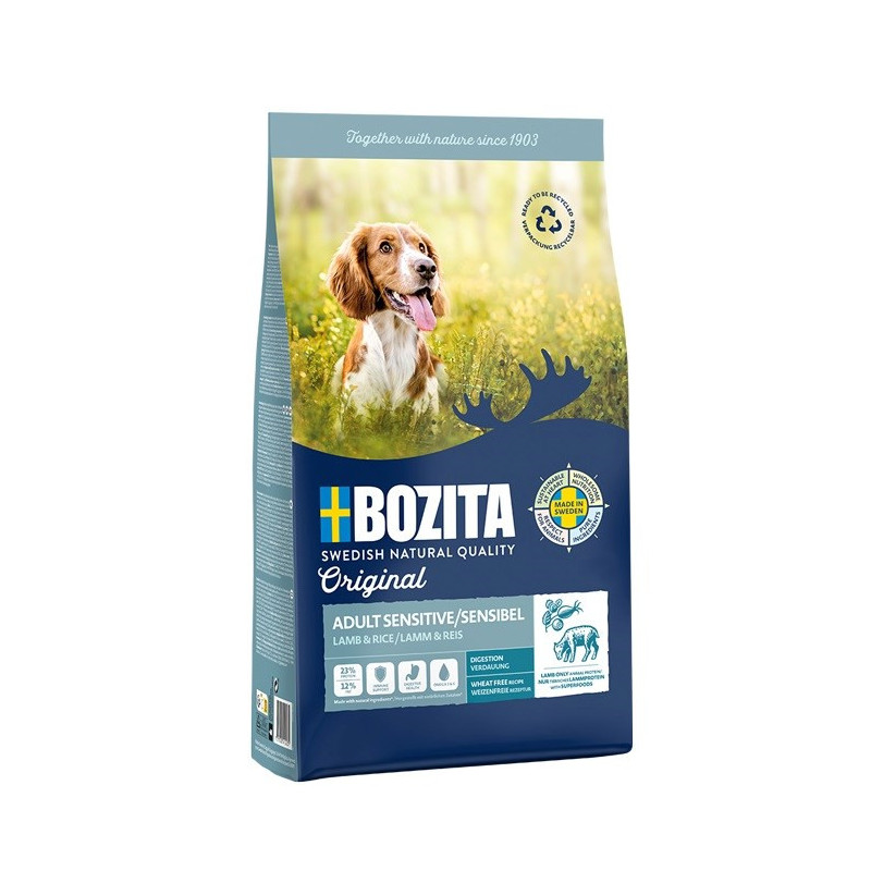 BOZITA Original Sensitive Digestion Lamb and rice - dry dog food - 12kg