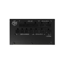 Power Supply, MSI, 850 Watts, Efficiency 80 PLUS GOLD, PFC Active, MPGA850GPCIE5