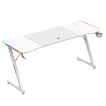 Huzaro Hero 4.8 White RGB – žaidimų stalas