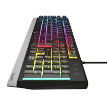 GENESIS Rhod 300 RGB klaviatūra Žaidimams USB QWERTY anglų juoda