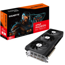 Graphics Card, GIGABYTE, AMD Radeon RX 7900 XT, 20 GB, GDDR6, 320 bit, PCIE 4.0 16x, Dual Slot Fansink, 2xHDMI, 2xDispla